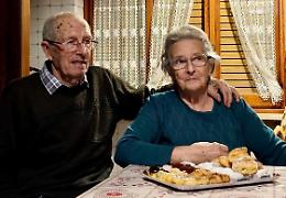 Settant&rsquo;anni d&rsquo;amore: nozze di platino per Rocco e Rita
