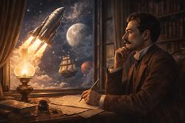 Altro che Sandokan: quando Emilio Salgari immagin&ograve; i viaggi nello spazio