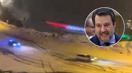 Sulle derapate a Prato Nevoso interviene anche Salvini:  &laquo;Volevano fare i fenomeni&raquo;