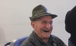 Festa per il "vecio" Alpino Silvano, che compie 95 anni 
