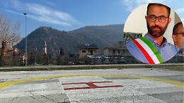 L&rsquo;Elisoccorso atterra sulla nuova piazzola: occasione unica per vederlo da vicino