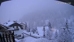 Nevicata in corso sulle montagne del Cuneese: sar&agrave; l'ultima della stagione?