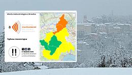METEO - Domani in Piemonte allerta gialla e arancione per neve