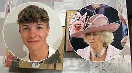 "I biscotti degli italiani sono i migliori del mondo". Il grazie della  regina Camilla al giovane italiano 