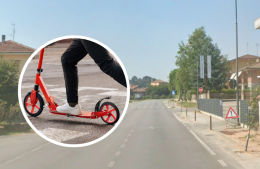 Ragazzo cade dal monopattino in via Torino: rilievi in corso