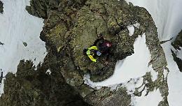 Dramma sfiorato in quota a Crissolo: alpinisti bloccati recuperati con il verricello