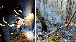 Giornata di incendi nei nostri boschi, l'ultimo ad Ormea