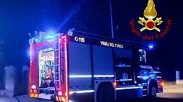 Incendio nella stanza della comunit&agrave;, intervengono i Vigili del fuoco