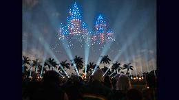 Harry Potter prende il volo: 1.200 droni illuminano il cielo in uno show unico