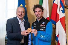 Il vicepresidente Graglia ha ricevuto il campione cuneese Carollo