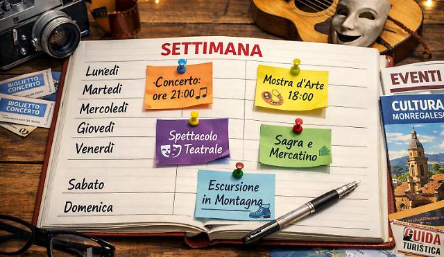 Tutti gli appuntamenti della settimana