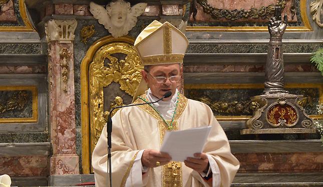 La Settimana santa, con le celebrazioni presiedute dal vescovo mons. Egidio Miragoli