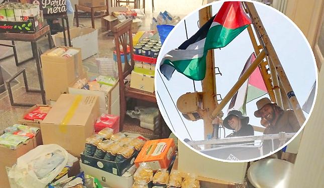 Al "Caffè Sociale" si raccolgono alimenti per Gaza