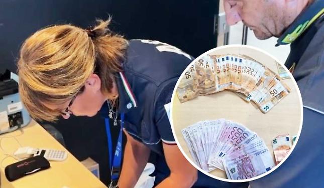 Fermato con 25mila euro in aeroporto, paga subito la maxi sanzione agevolata