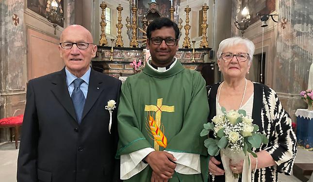 Sessant’anni insieme: Anna e Giancarlo festeggiano l’anniversario d’oro