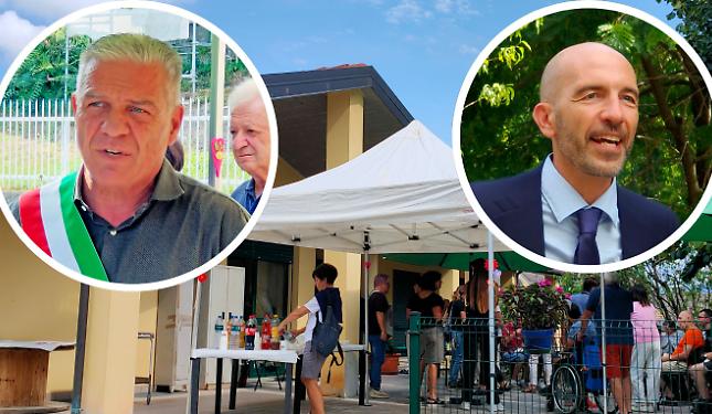 A sinistra il sindaco Roberto Murizasco, a destra il direttore del CSSM Valerio Giovanni Lantero