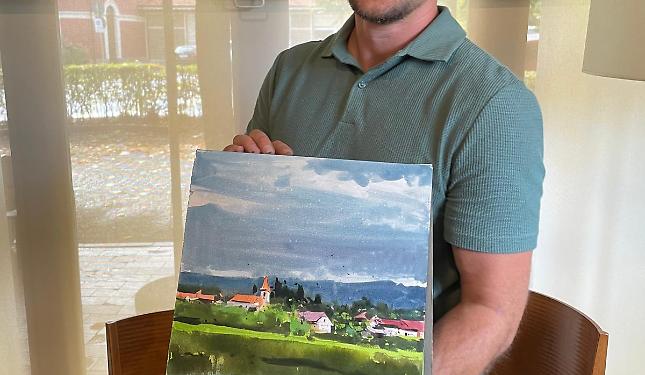 Dalla Moldavia a Mondovì: due giornate con l’artista dell’acquerello che conquista l’Europa