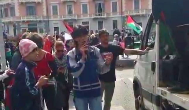 VIDEO - L'intervento degli studenti di Mondovì al corteo di Cuneo per Gaza e la Flotilla