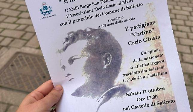 “E invece volevo vivere”, nel ricordo del partigiano Carlo Giusta