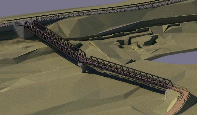 Un nuovo ponte tra le due sponde del Pesio: al via i lavori della passerella ciclopedonale