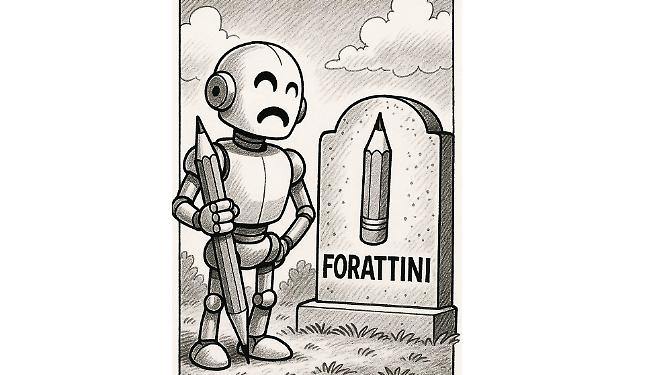 Finalmente si è asciugato il bianchetto. Addio a Giorgio Forattini, il gran maestro della satira italiana.