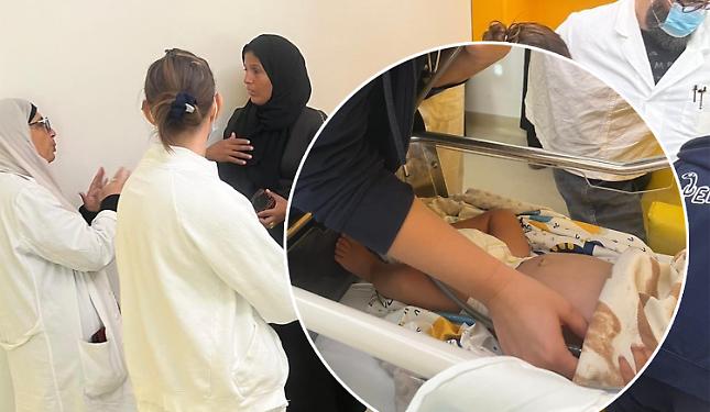 Bimbo di sei mesi salvato da gaza e curato a Torino