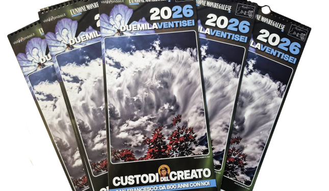“Custodi del Creato”: il nuovo calendario 2026 dell’Unione Monregalese celebra gli 800 anni di San Francesco