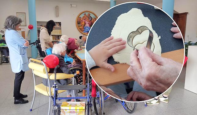 Un nido... tra rughe e radici: «Così facciamo incontrare i bimbi dell’asilo nido e gli anziani della Casa di riposo»