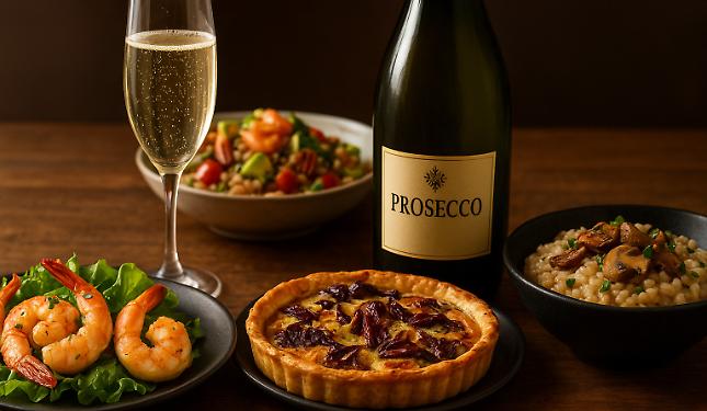 Prosecco, le delizie gastronomiche migliori per accompagnarlo