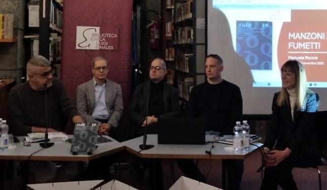 "Manzoni a fumetti" presentato alla biblioteca di Dogliani.