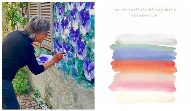 Gli acquerelli di Teresita Terreno diventano un calendario benefico