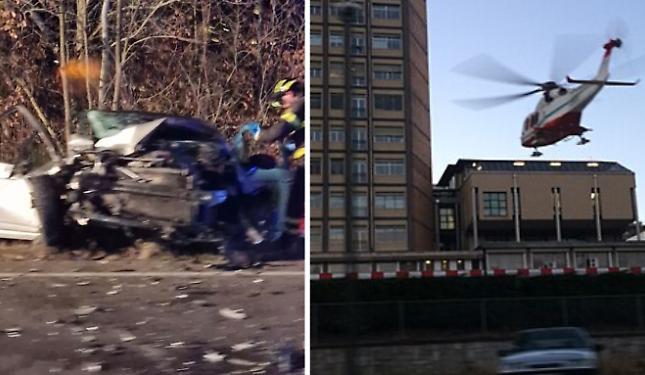 Incidente sulla Fondovalle: fuori pericolo la mamma, resta sotto osservazione la bimba di 6 anni