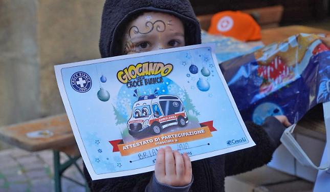 Il valore del volontariato e del soccorso in un pomeriggio di giochi con i più piccoli