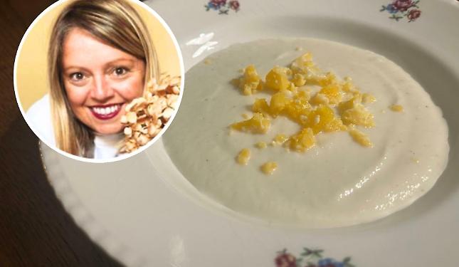 Crema di cavolfiore e rosso d&rsquo;uovo