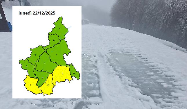 METEO - Arpa dirama "allerta gialla". Attenzione al peggioramento nei giorni verso Natale