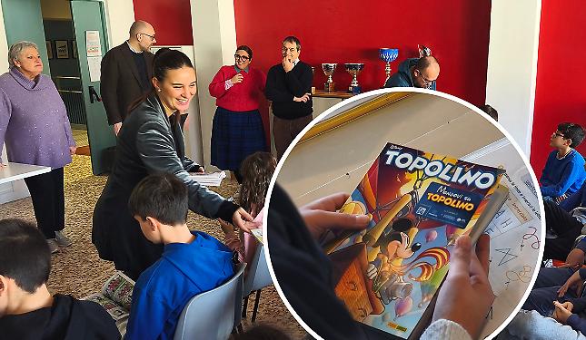 &laquo;Guarda, siamo su "Topolino"!&raquo;: la citt&agrave; in un fumetto. Il Comune regala il giornaletto alle scuole