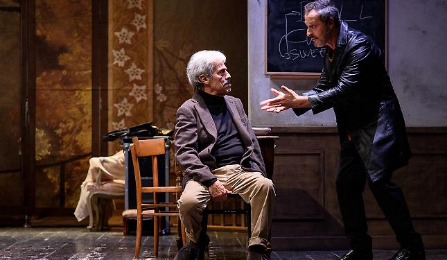 Massimo Dapporto e Fabio Troiano in scena con Pirandello Pulp