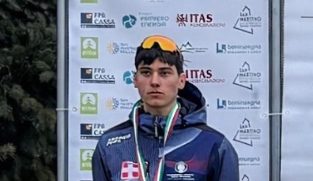 Matteo, il futuro dello sci alpinismo: bronzo tricolore ai Campionati Italiani Sprint