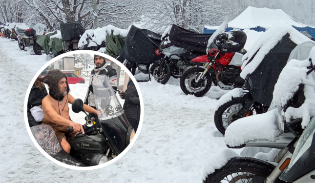 800 moto sepolte sotto la neve: bikers eroici da tutta Europa, al raduno "pi&ugrave; alto" d'Italia