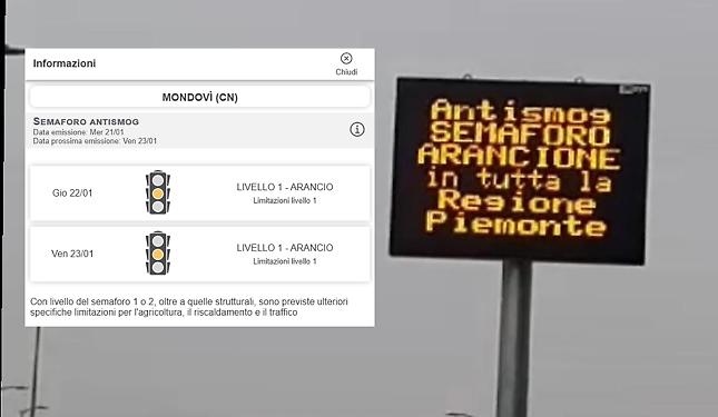 In attesa di pioggia e neve... l'antismog fa scattare per tutti il "semaforo arancione"