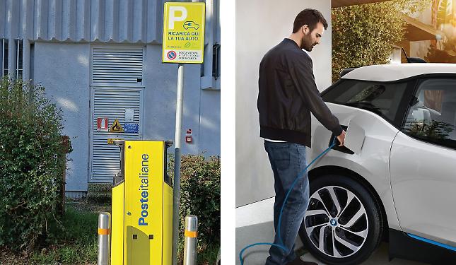 Nuove colonnine di ricarica elettrica grazie alle&hellip; Poste