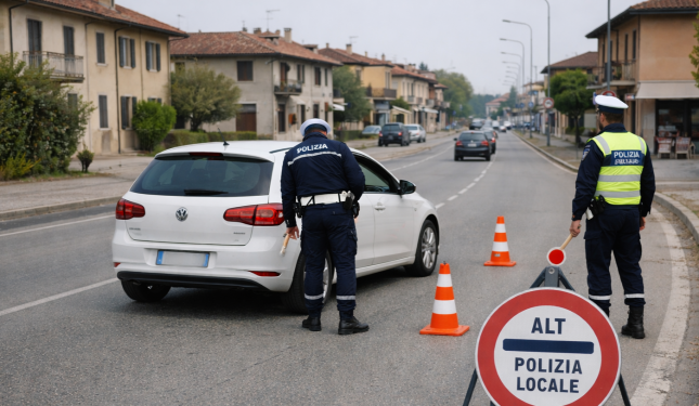 Bene Vagienna, allerta del Comune: segnalata auto sospetta in paese