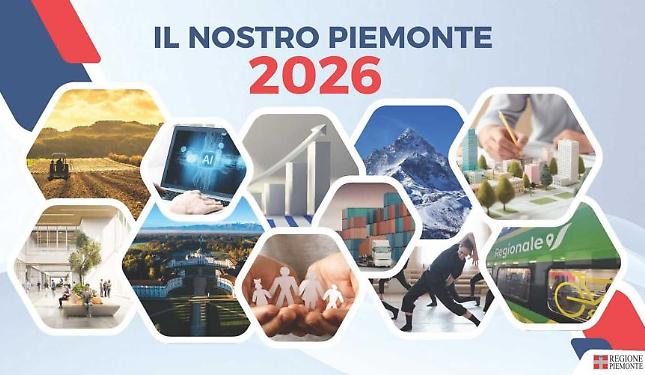 Gli obiettivi per il 2026 della Regione Piemonte