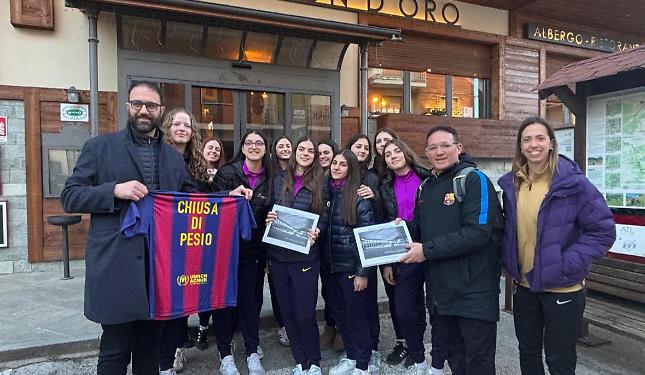 Da Barcellona alla Valle Pesio: una squadra di pallavoliste spagnole ospite per un torneo a Cuneo