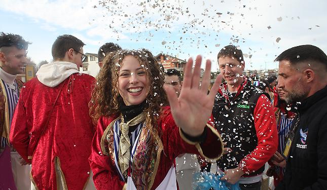 Facce da Carlev&egrave;! Volti e sorrisi della sfilata