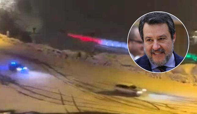 Sulle derapate a Prato Nevoso interviene anche Salvini: &laquo;Volevano fare i fenomeni&raquo;