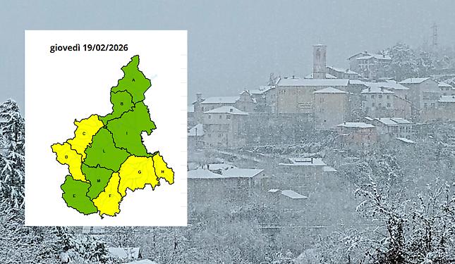 Precipitazioni nella notte, ARPA dirama "allerta gialla": potrebbe addirittura tornare un po' di neve