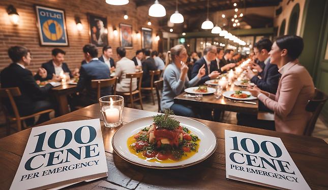 100 Cene per la solidariet&agrave;: l&rsquo;11 marzo una serata che unisce il gusto e l'umanit&agrave;
