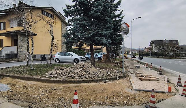 Sistemazione dei marciapiedi nelle zone pi&ugrave; frequentate della citt&agrave;