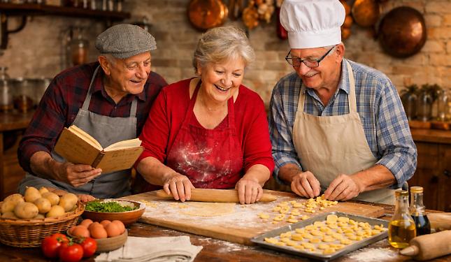 La cucina unisce le generazioni: partono i &ldquo;Percorsi Tematici&rdquo; per gli anziani